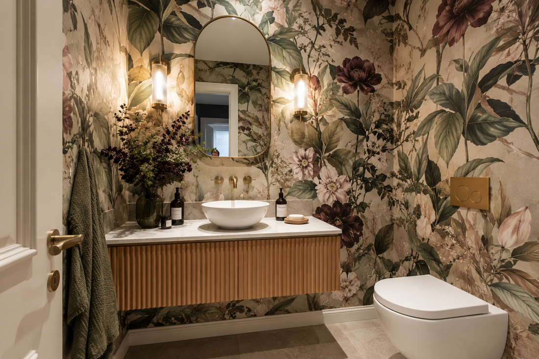 Small Room, Big Personality: Wallpaper Ideas for Powder Rooms, Laundries and Hallways