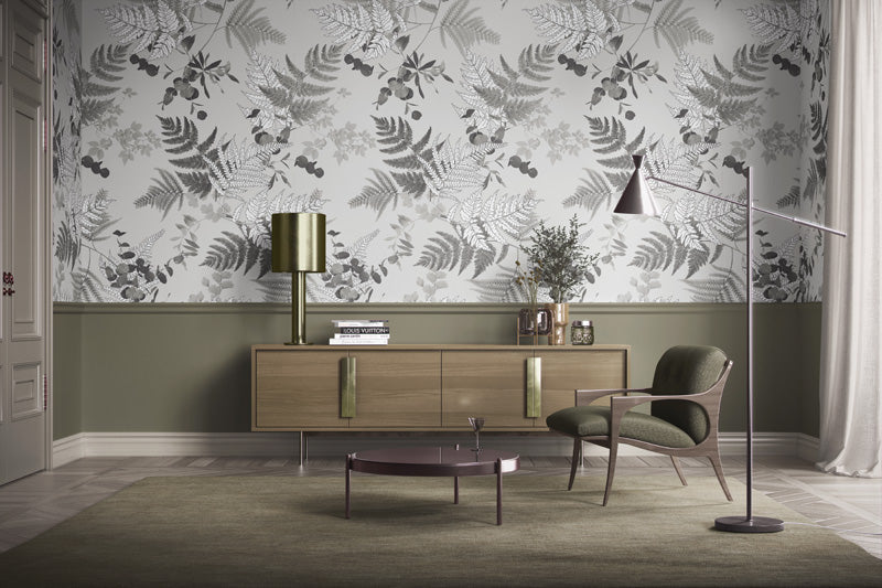 Pressed Fern Botanical Wallpaper