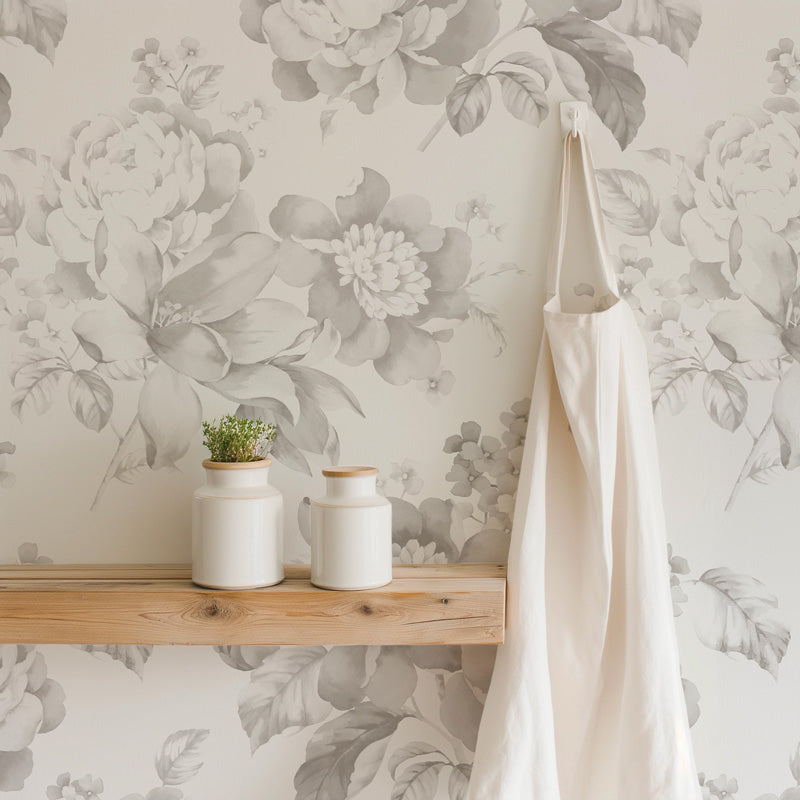 Vintage Rose Bouquet Wallpaper