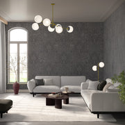 Paisley Owl Damask Wallpaper