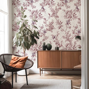 Botanical Toile Wallpaper