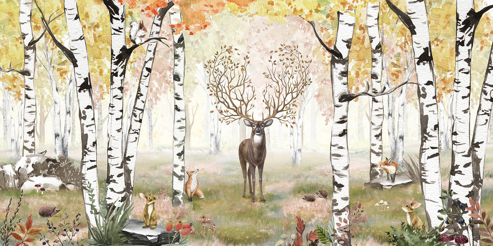 Amazing Antlers Wallpaper Mural Australia