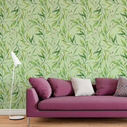 Watercolour Willow Botanical Wallpaper