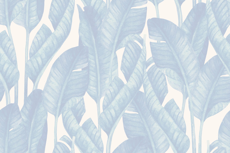 Tropical Silhouette – Botanical Wallpaper in Soft Tones