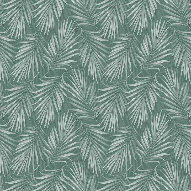 Coastal Palms – Tropical Palm Wallpaper in Soft Neutrals