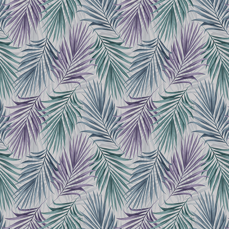 Coastal Palms – Tropical Palm Wallpaper in Soft Neutrals