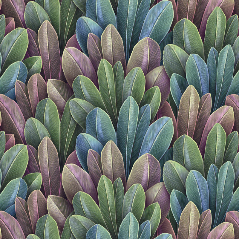 Soft Canopy – Pastel Botanical Wallpaper