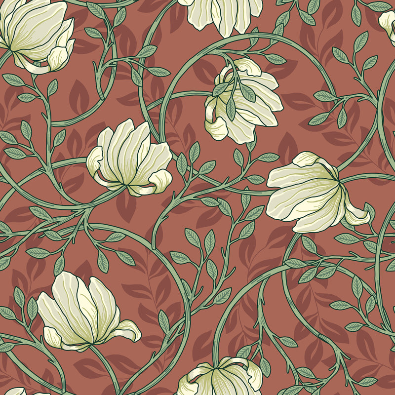 Vintage Bloom Floral Wallpaper