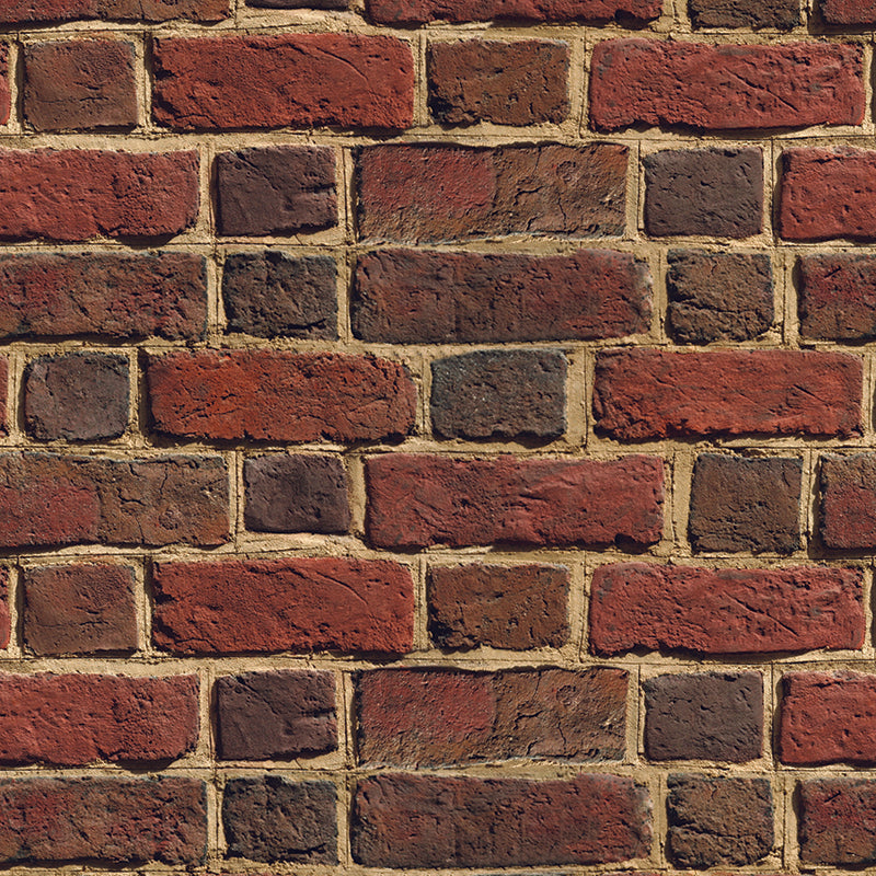 Red brick wallpaper design.