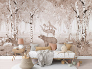 Bear King Wall Mural