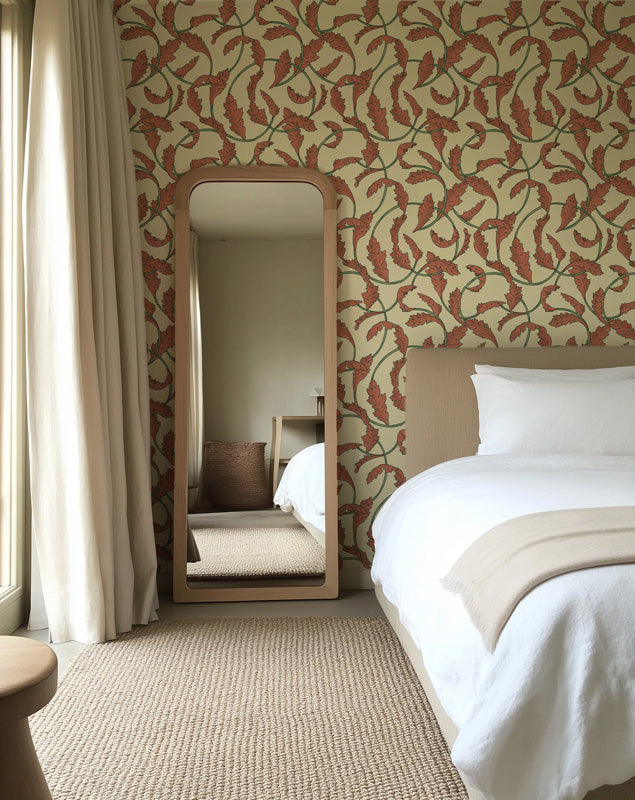 Autumn Vine Leaf Wallpaper