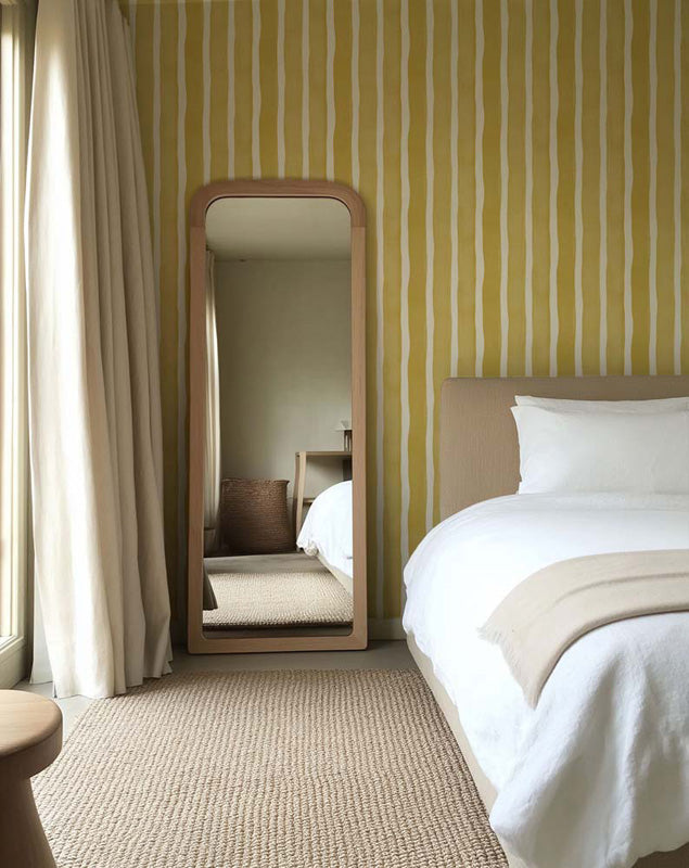 Hand-Painted Stripes – Wallpaper in Multi Colours