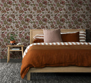 Vintage Botanical Folk Floral Wallpaper