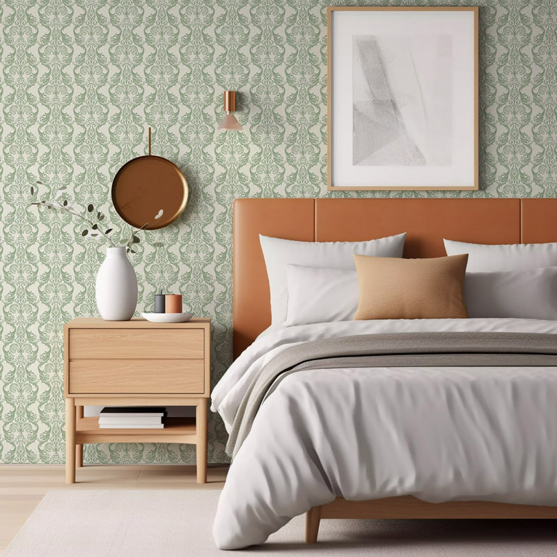 Classic Ornate Damask Wallpaper – Timeless Elegant Pattern