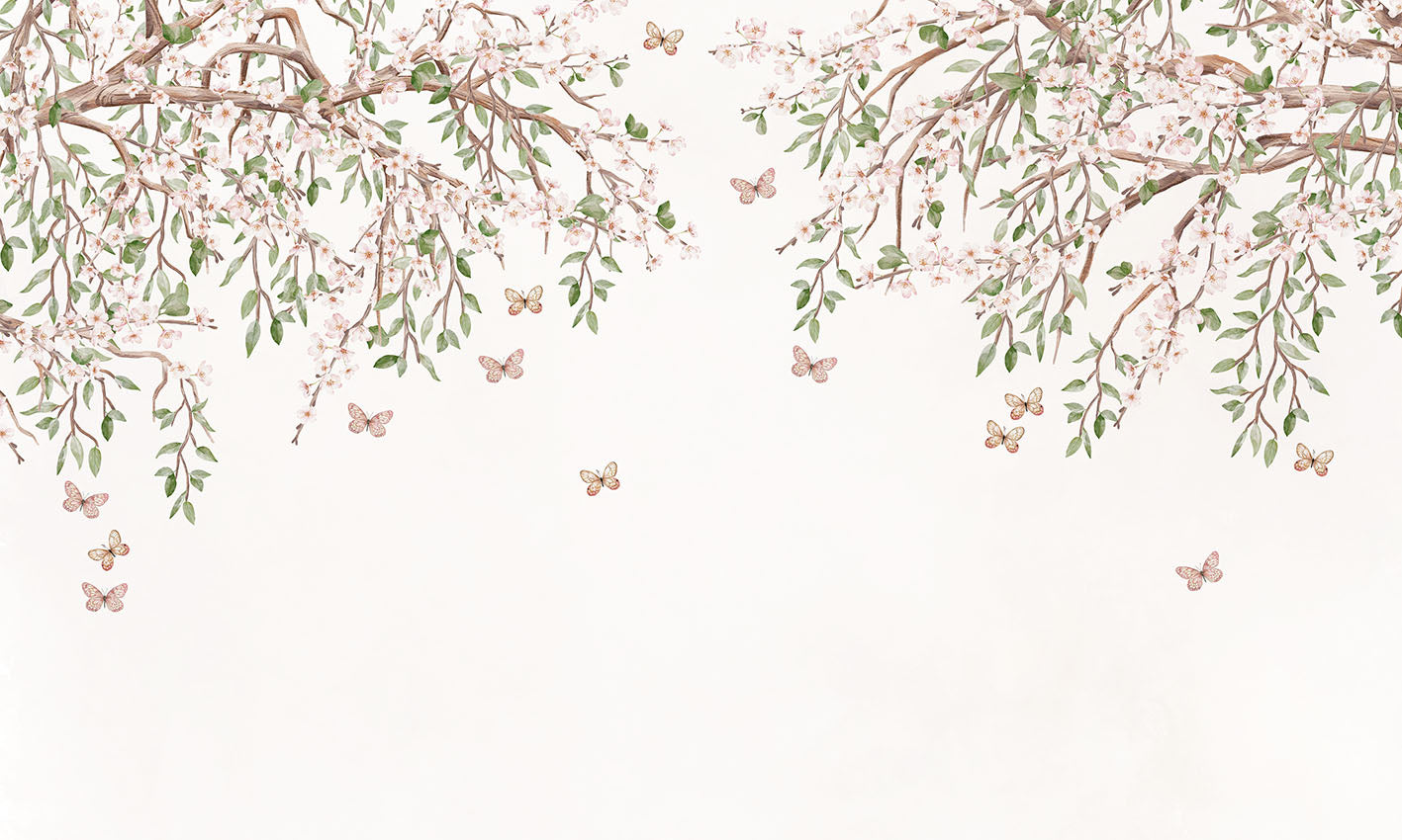 Blooming Blossom Wallpaper Mural