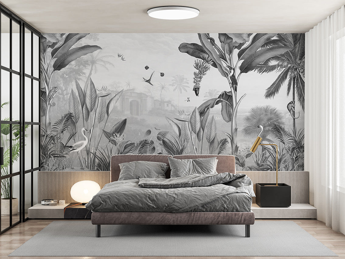 Botanical Beauty Tropical Jungle Wallpaper Mural