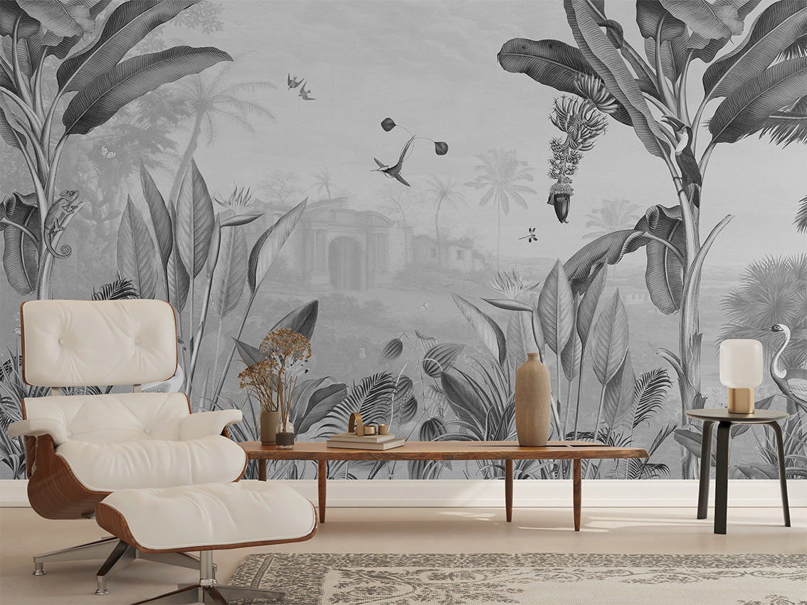 Botanical Beauty Tropical Jungle Wallpaper Mural