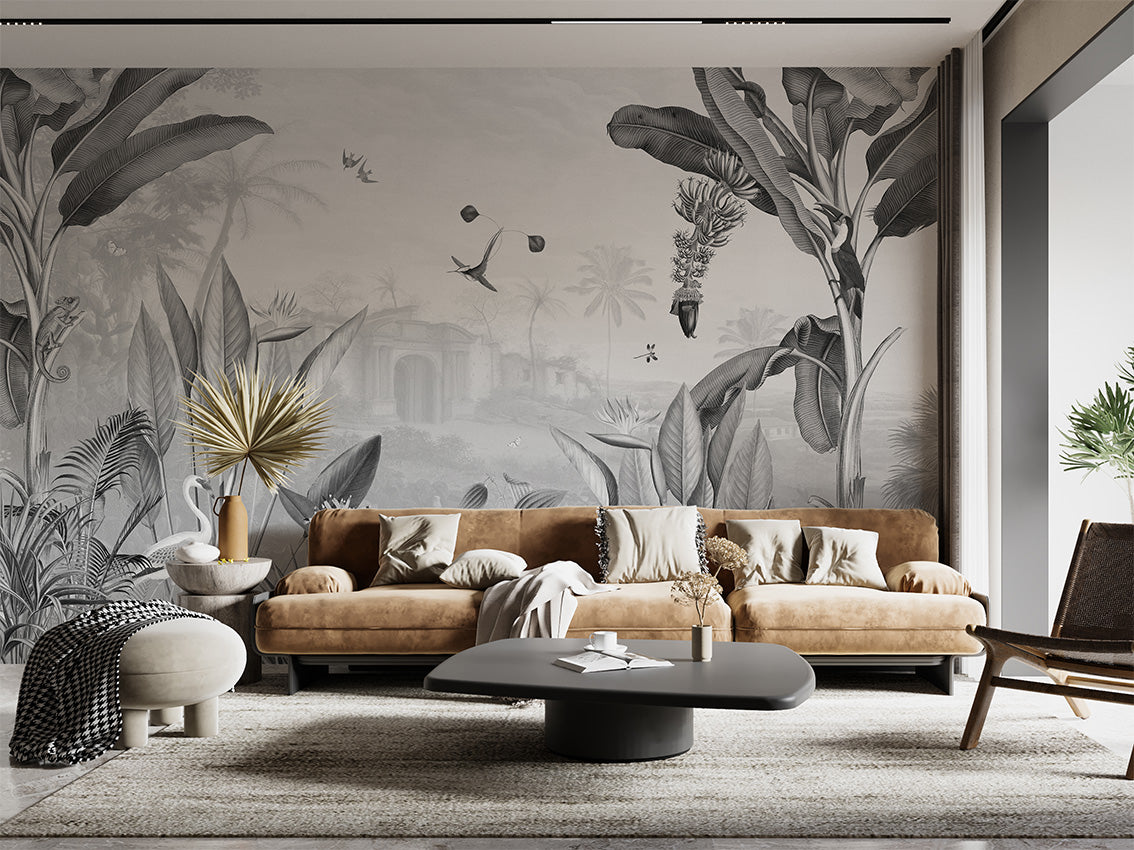 Botanical Beauty Tropical Jungle Wallpaper Mural