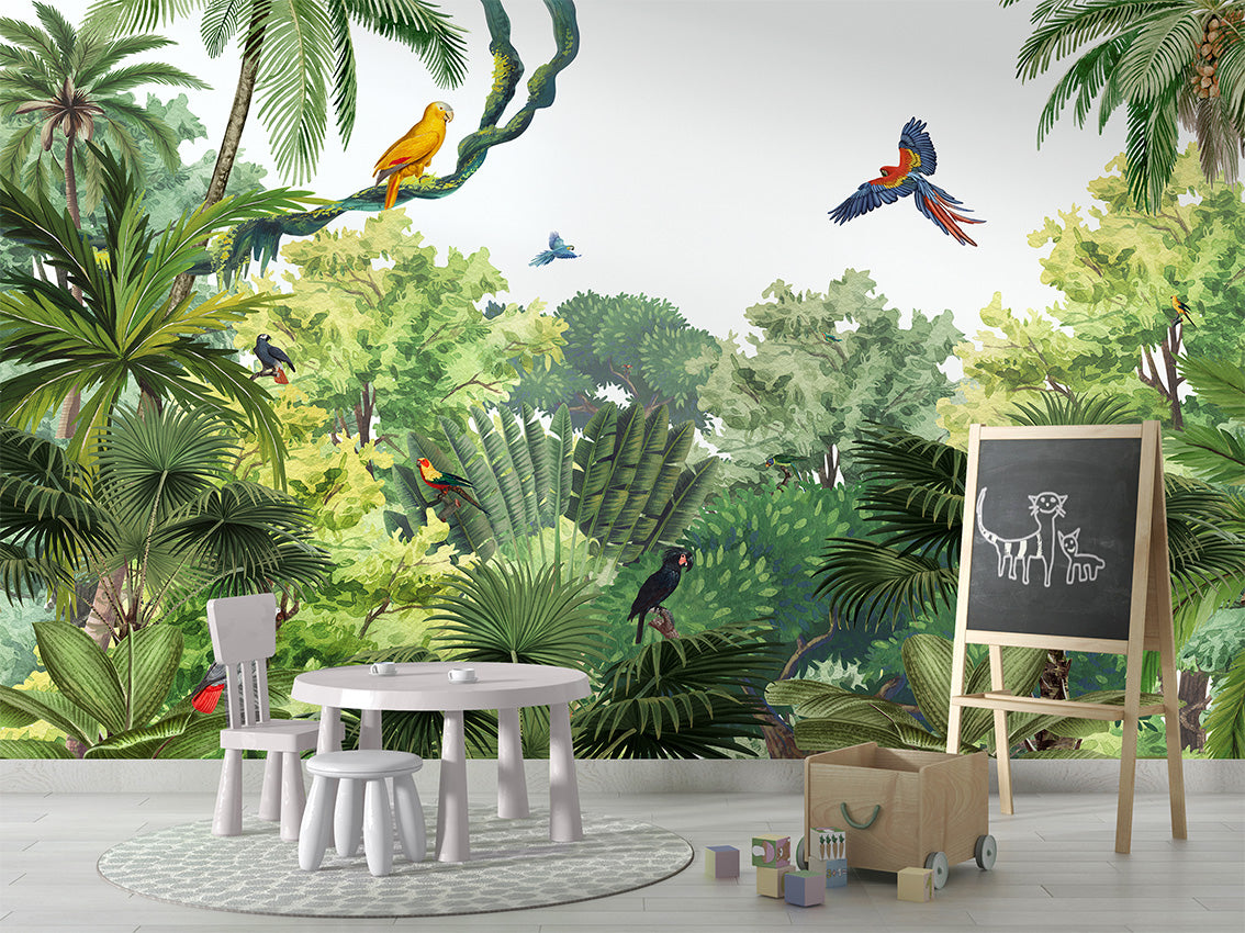 Canopy Jungle Tropical Wallpaper Mural