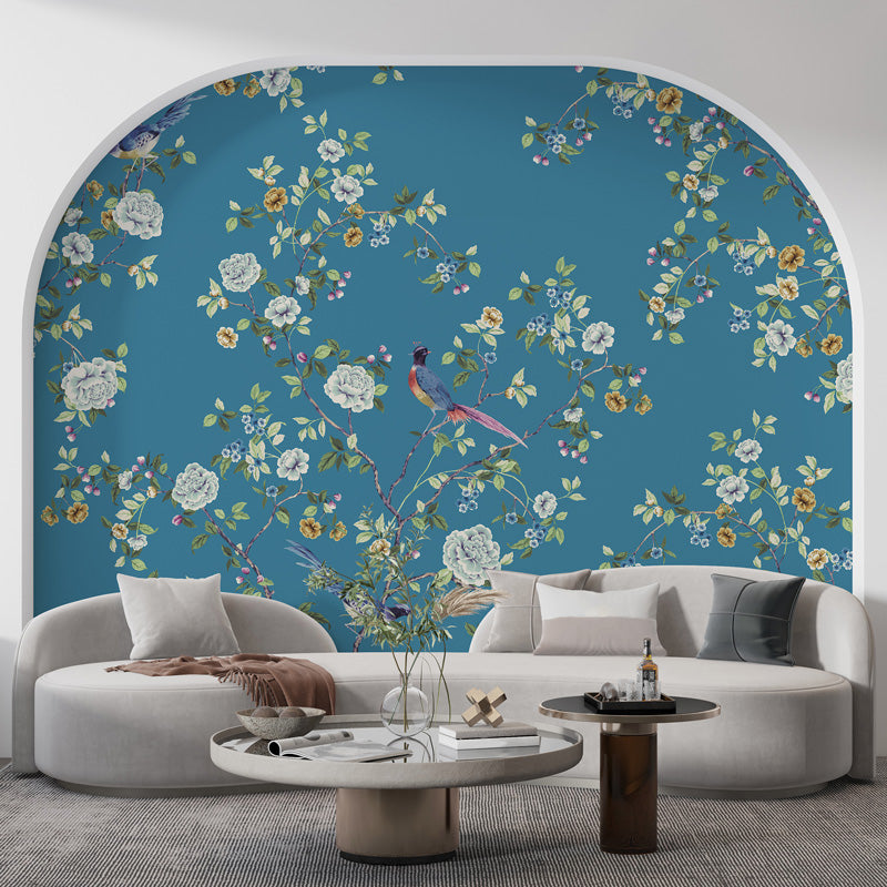 Chinoiserie Songbird Wallpaper