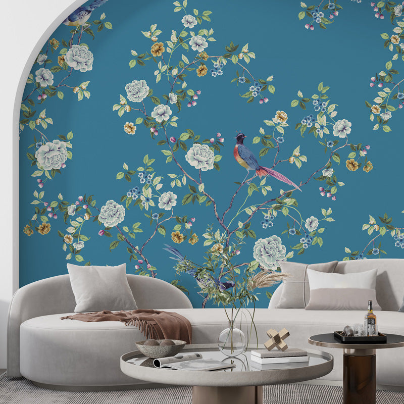 Chinoiserie Songbird Wallpaper