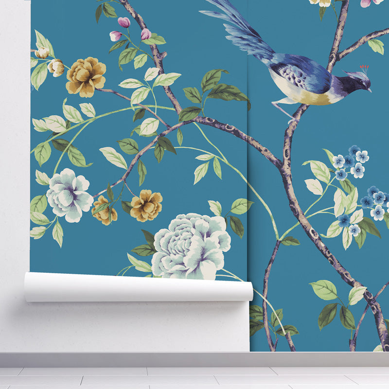 Chinoiserie Songbird Wallpaper