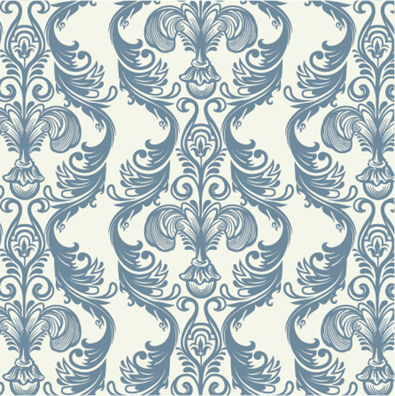 Classic Ornate Damask Wallpaper – Timeless Elegant Pattern