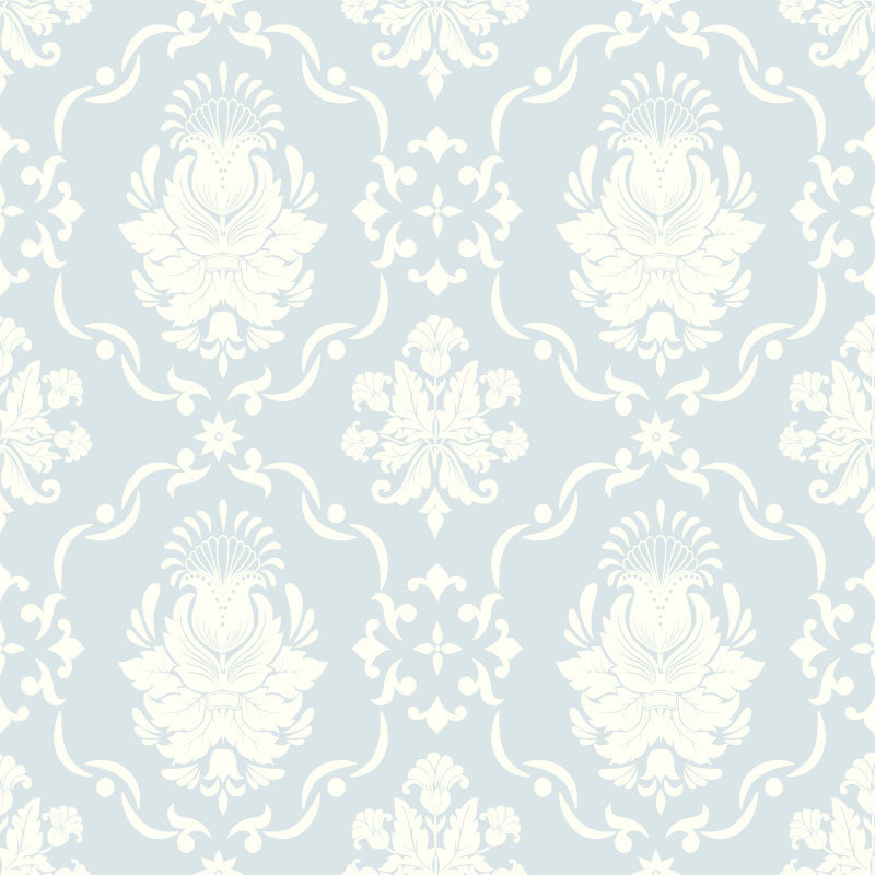 Ornate Bloom Damask – Classic Wallpaper in Soft Neutrals