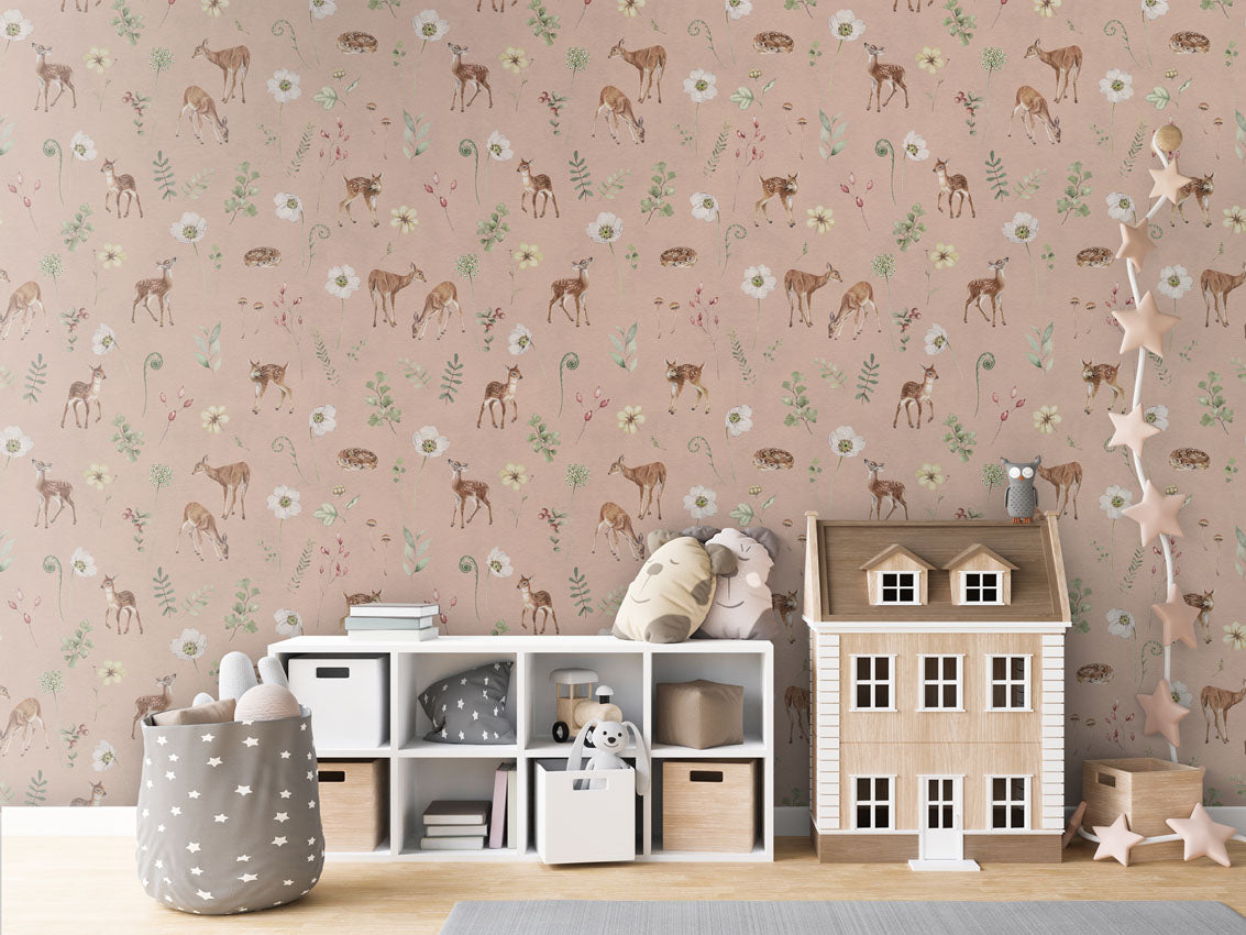 Dancing Deer Wallpaper