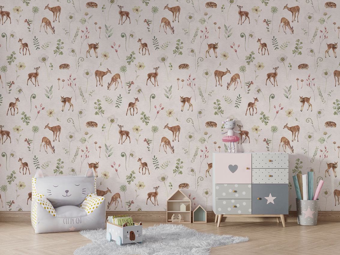 Dancing Deer Wallpaper