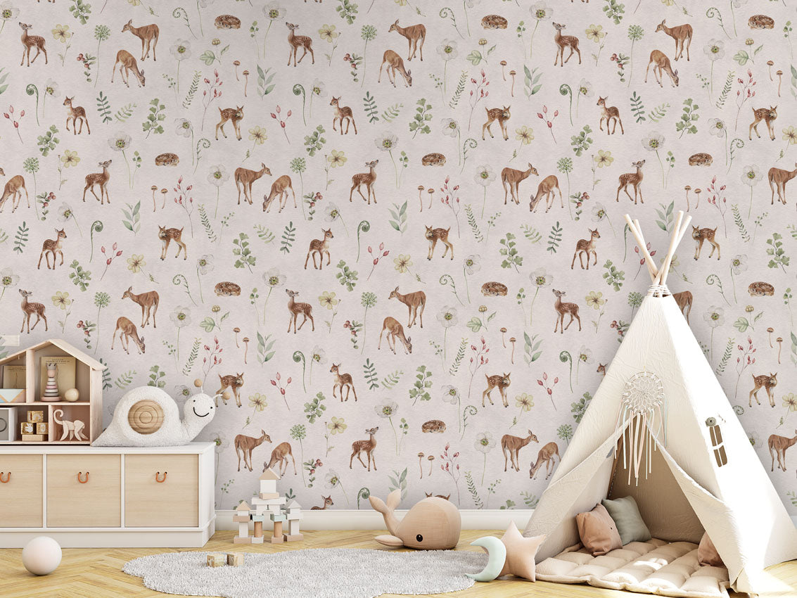 Dancing Deer Wallpaper
