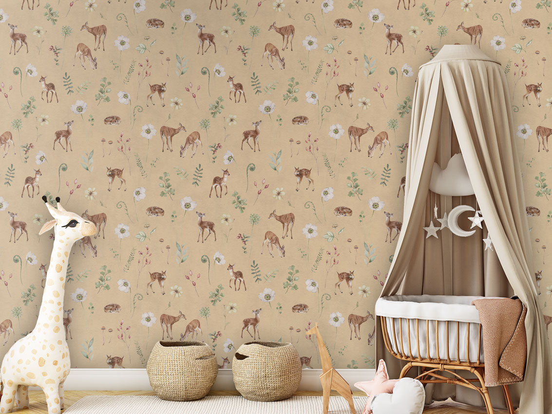 Dancing Deer Wallpaper