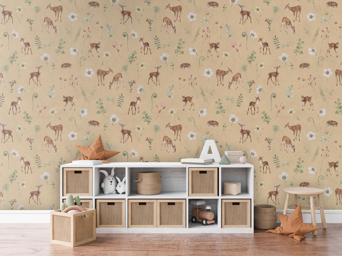 Dancing Deer Wallpaper