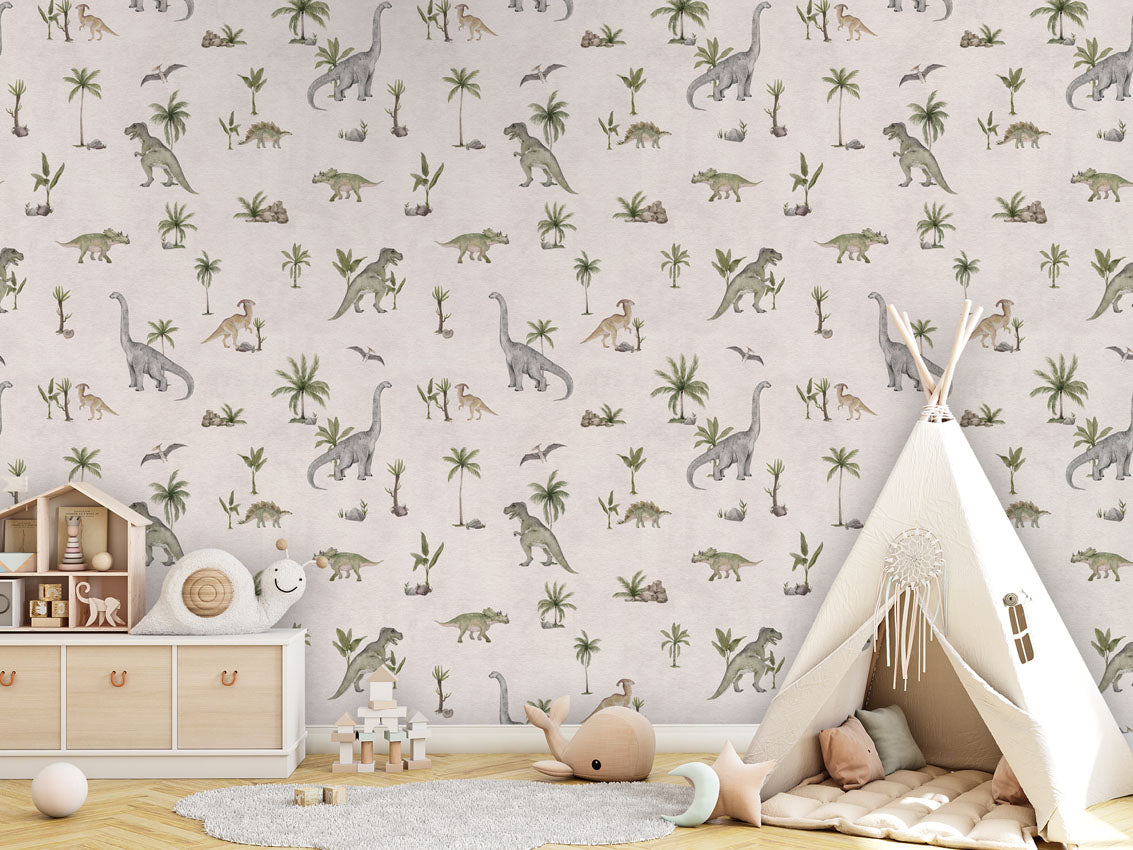 Dashing Dinos Wallpaper