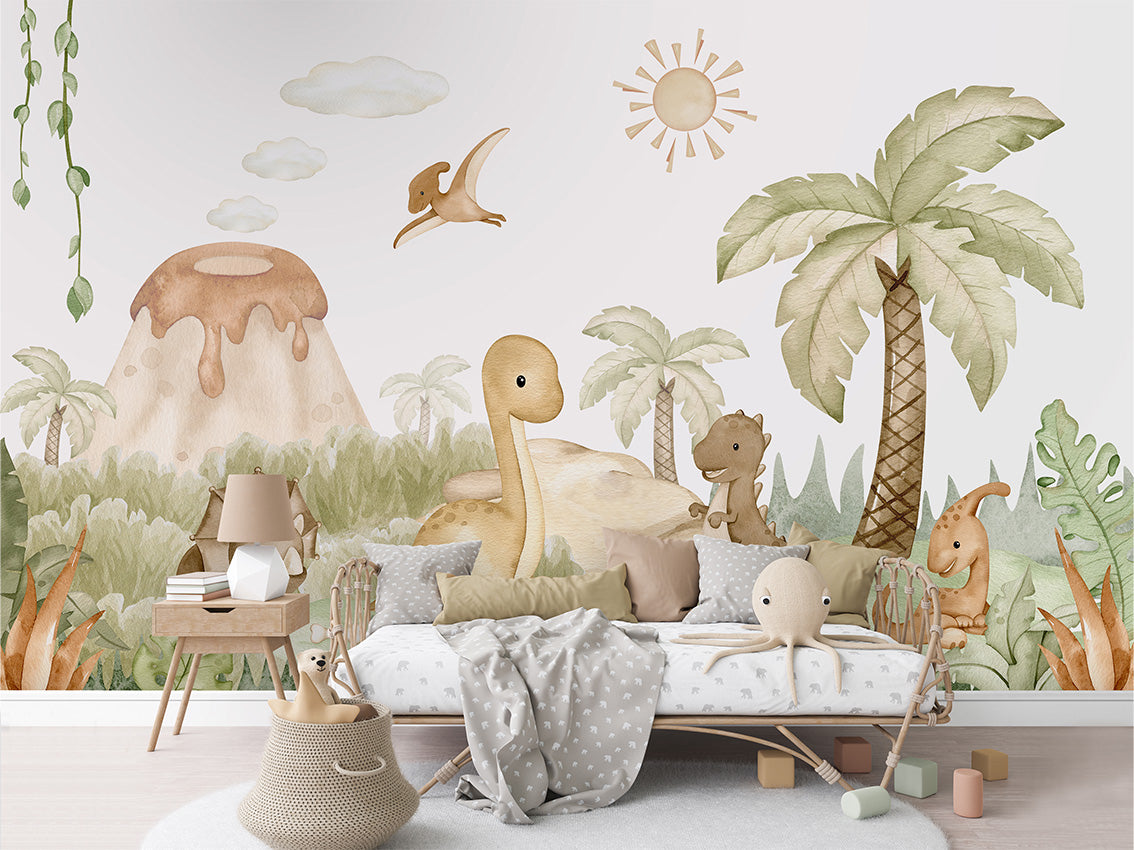 Dino Baby Wallpaper Mural
