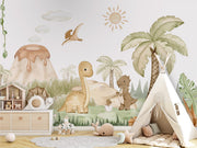 Dino Baby Wallpaper Mural