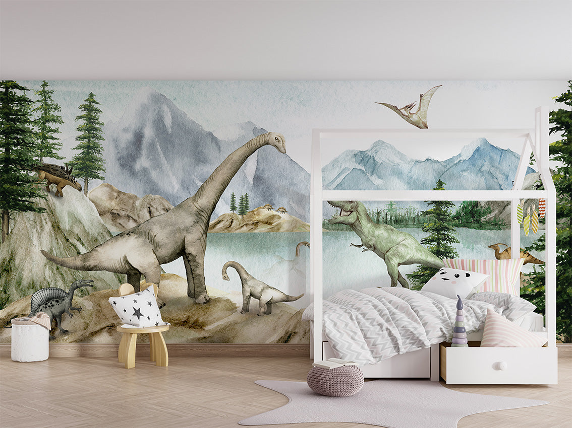 Dino Dreams Dinosaur Wallpaper Mural