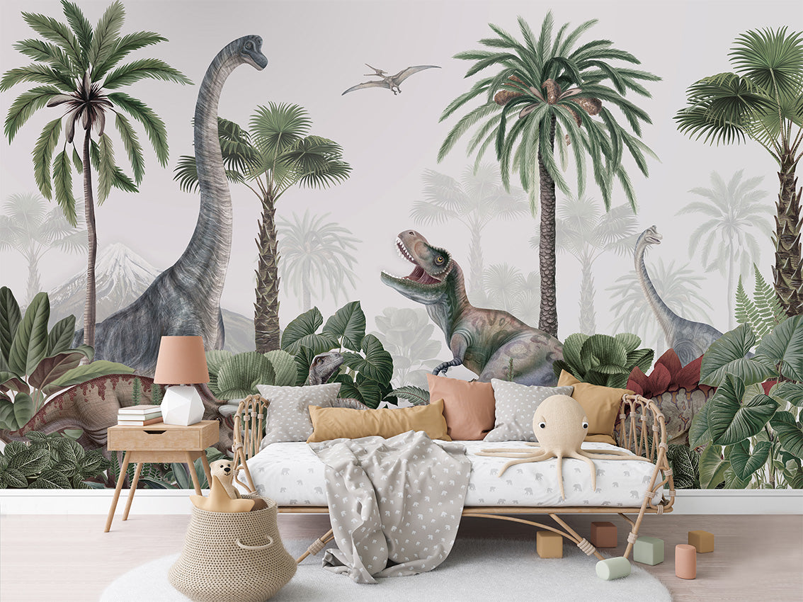 Dino Jive Dinosaur Wallpaper Mural