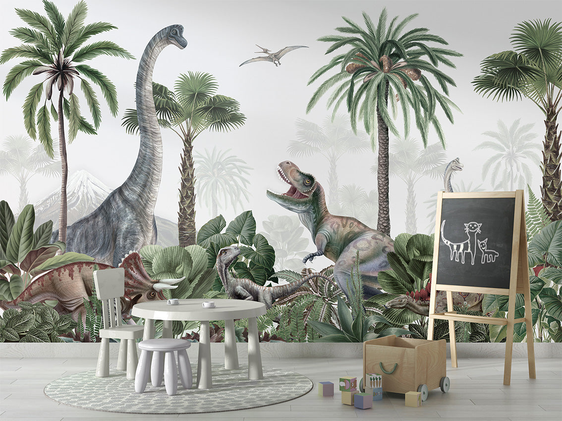 Dino Jive Dinosaur Wallpaper Mural
