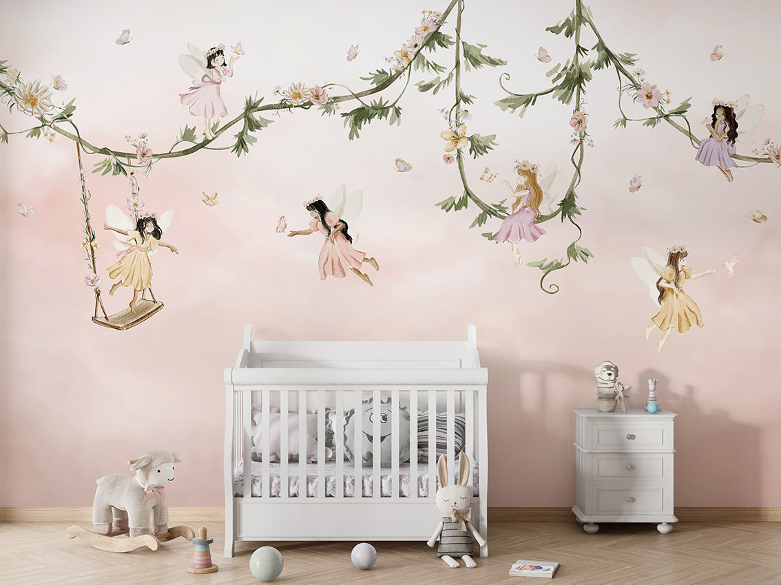 Dream Flight Fairy Wallpaper Mural