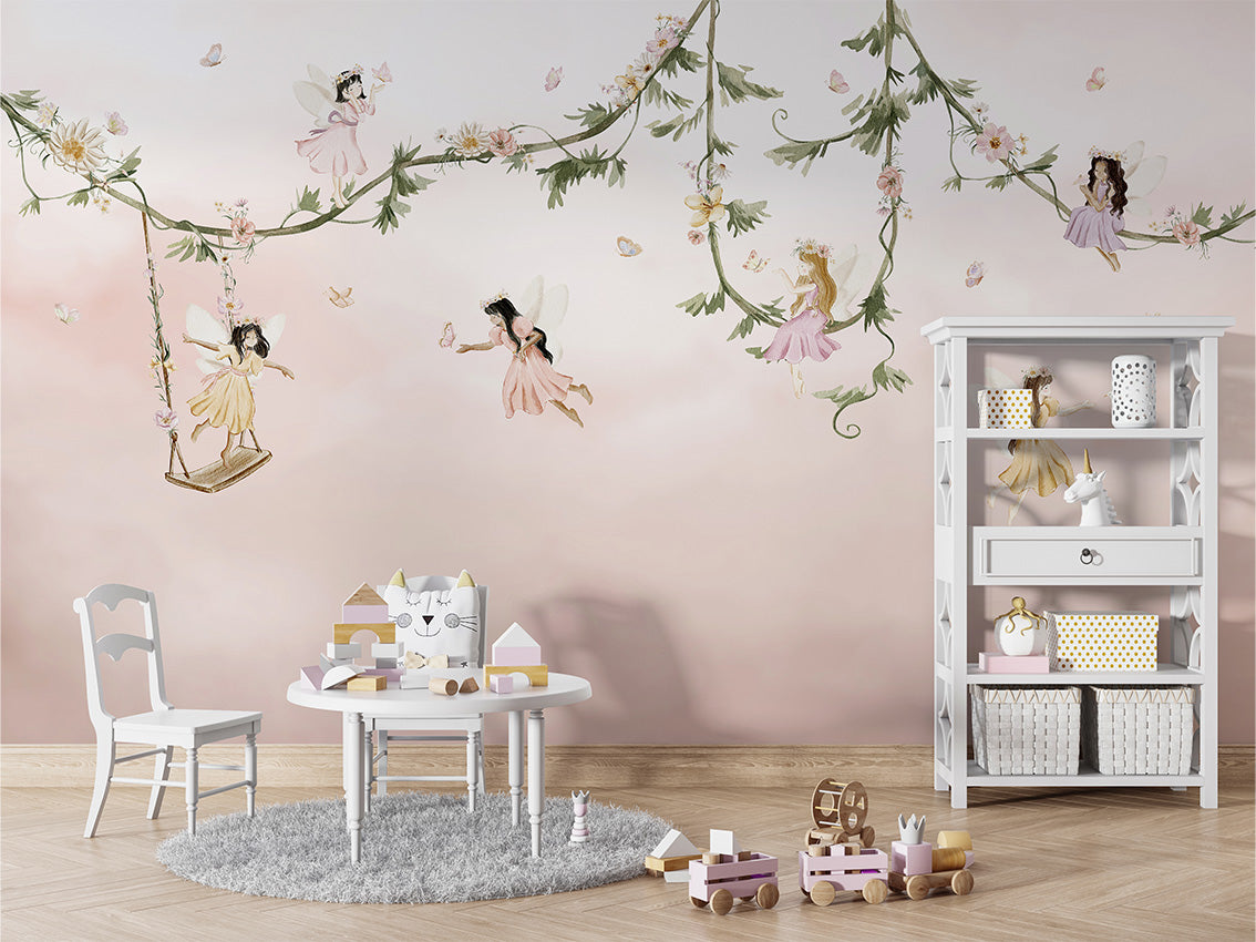 Dream Flight Fairy Wallpaper Mural