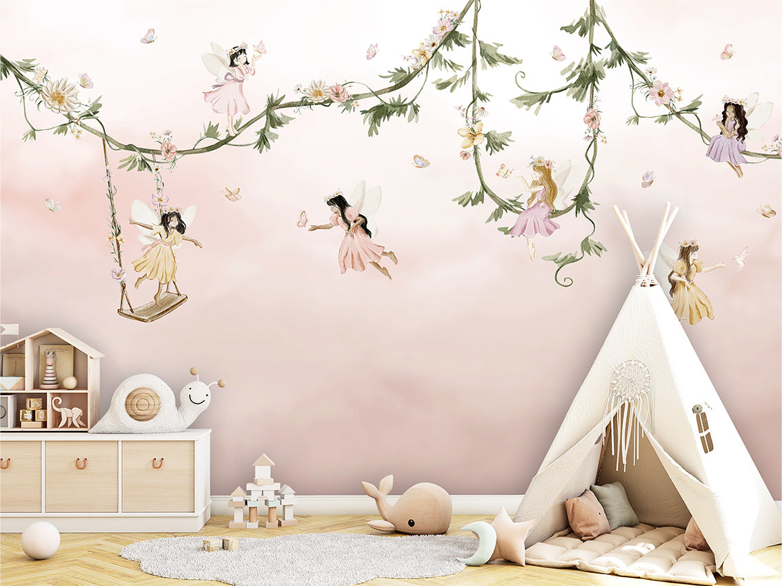 Dream Flight Fairy Wallpaper Mural