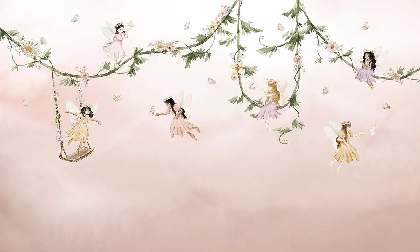 Dream Flight Fairy Wallpaper Mural