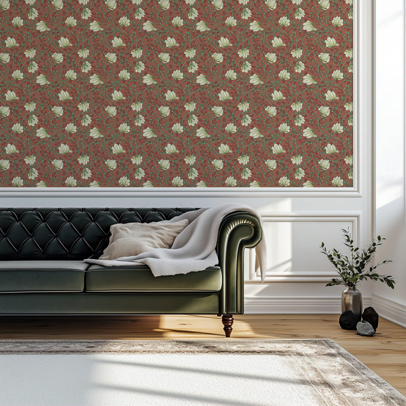 Vintage Bloom Floral Wallpaper