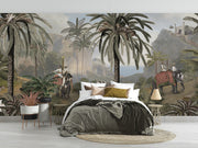 Elephant Elegance Jungle Scenic Wallpaper Mural