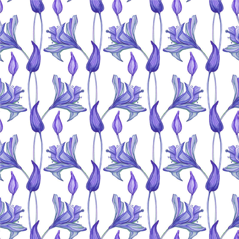 Petal Rhythm – Floral Wallpaper in Pink & Purple