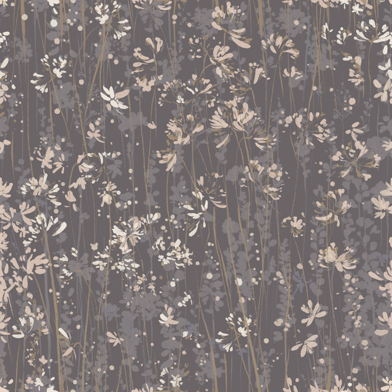 Wild Meadow – Painterly Floral Wallpaper in Soft Neutrals
