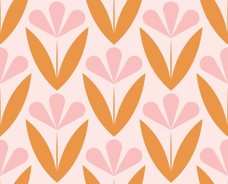 Petal Bloom – Retro Floral Wallpaper