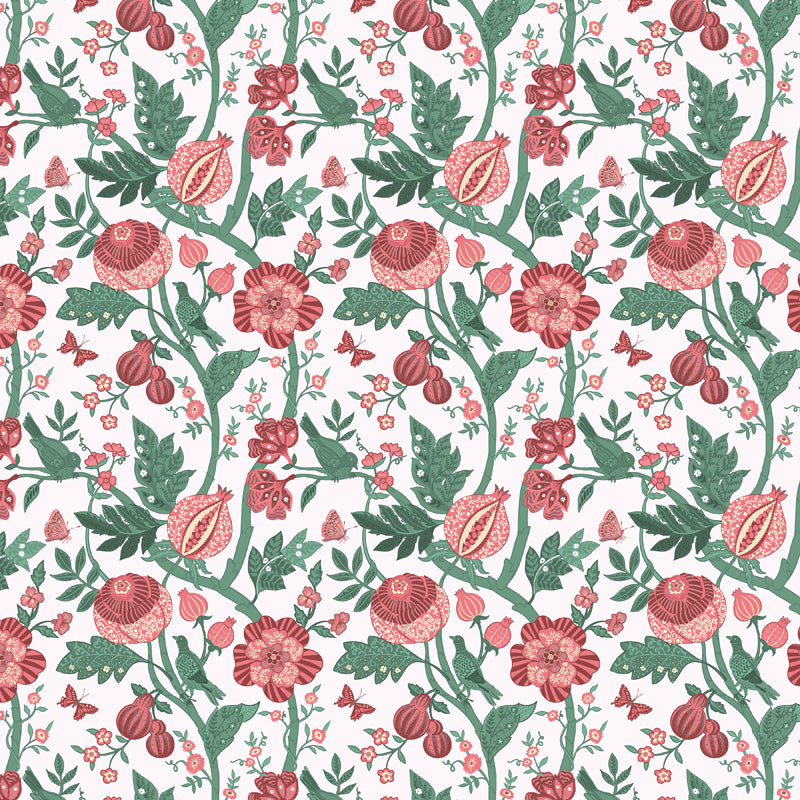 Botanical Vine Floral Wallpaper