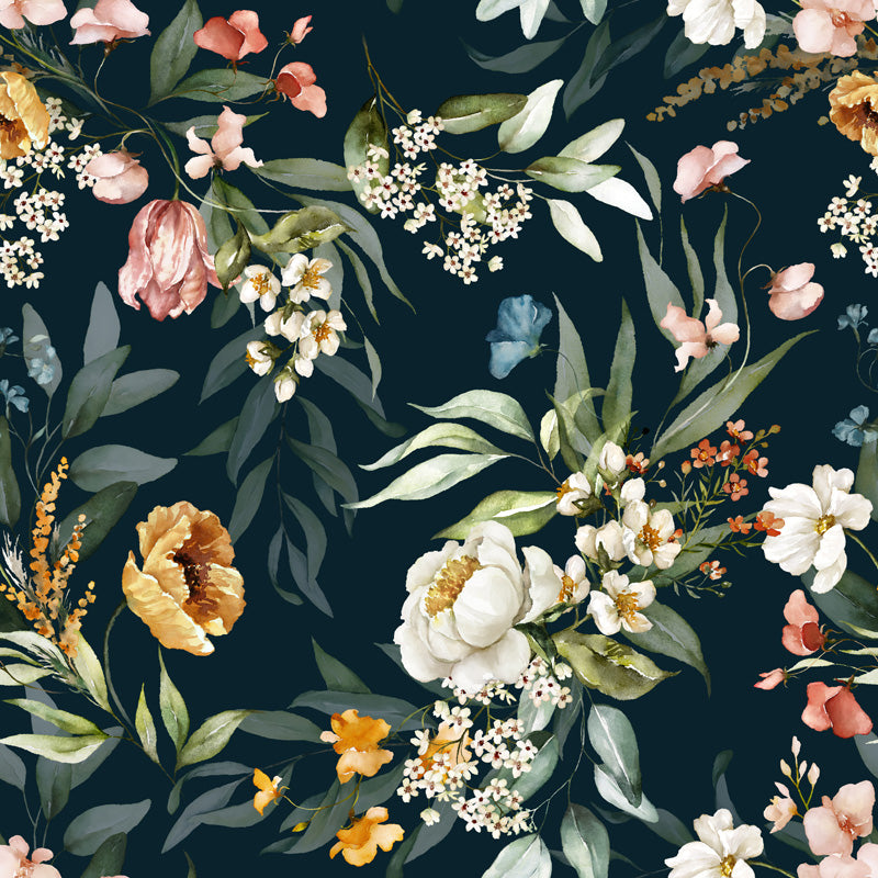 Wild Meadow Botanical Wallpaper